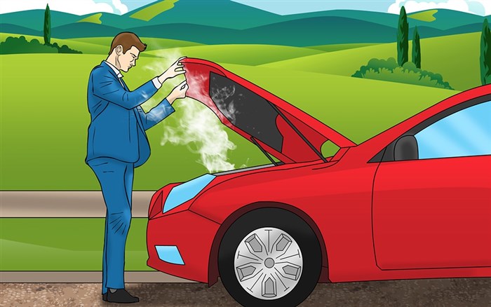 Датчик Температуры Горит Синим Киа Рио Снежинка на щитке